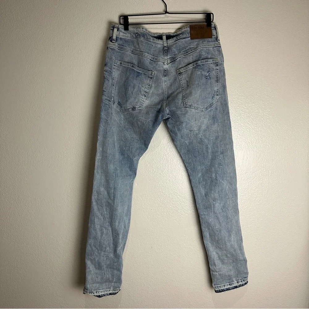 HM Coachella  Denim Jeans Pants Distressed Size 36X34